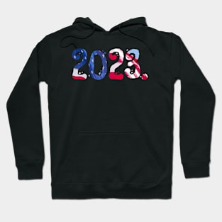 Happy new year 2023 USA United States of America university Hoodie